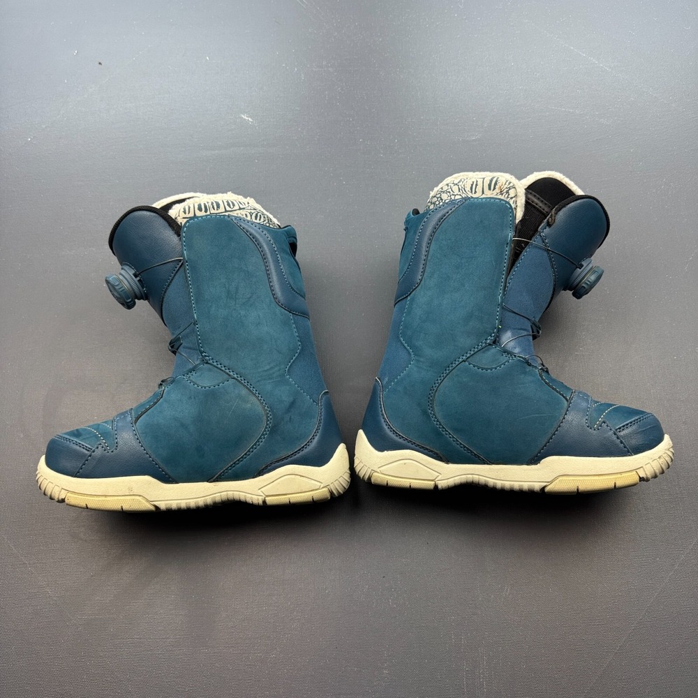 K2 Contour Snowboard Boots Women's 5 Blue BOA Harshmellow Grip Light Flex 6/10 - Picture 6 of 16